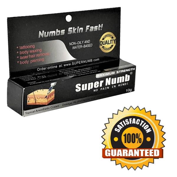 Super Numb Numbing Cream Anesthetic Painless Tattoo Piercing Waxing 10g Walmart Com Walmart Com Super Numb Numbing Cream Anesthetic Painless Tattoo Piercing Waxing 10g Walmart Com Walmart Com