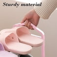 thumbnail image 4 of CXALSSY 3-Tier Plastic Shoe Rack - Pink, 16.53×7.48×16.92in, Small Shoe Rack Organizer for Entryway Closet and Front Door Entrance, 4 of 6