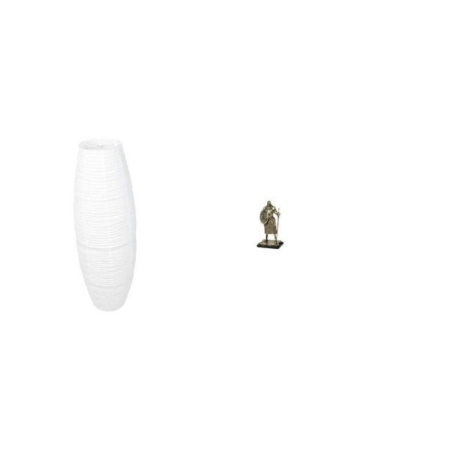 Cubierta de lámpara de pie,Lámpara de pie decorativa con pantalla de papel de arroz,Lámpara de pie clásica con pantalla y accesorios de iluminación,Figura de escritorio,Estatua de