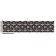 thumbnail image 3 of Ambesonne Marine Fabric by the Yard Upholstery, Submarines and Zeppelins, 1 Yard, Salmon and Dark Blue, 3 of 5