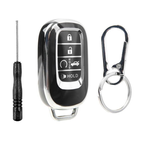 Key Fob Remote Shell Case Cover Protector Thermoplastic Polymer for 2016-2022 Honda Accord Civic (CWTWB1G0090, KR5V2X, ACJ932HK1310A)