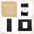 thumbnail image 6 of 4-in-1 Detachable Hall Tree with Storage Bench, Wood Coat Rack with 7 Hooks, 2 Display Dividers and 2 Cabinet, Mudroom Organizer with 4 Drawers and 2 Shoes Storage Shelves for Hallway, 6 of 8