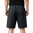 thumbnail image 5 of Resicozy Casual Sweat Shorts for Men with Zipper Pockets Cotton Athletic Gym Shorts Lightweight Running Lounge Shorts Black M, 5 of 8