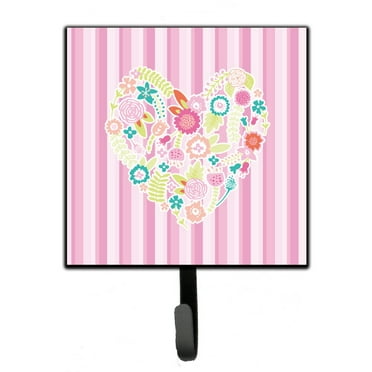 Flowered Heart Leash or Key Holder