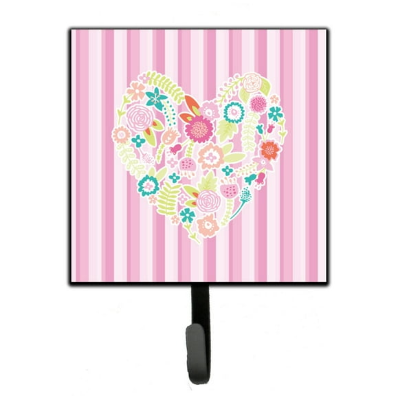 Flowered Heart Leash or Key Holder