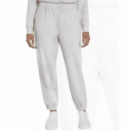 Express Women's Cargo Jogger Light Grey XXL
