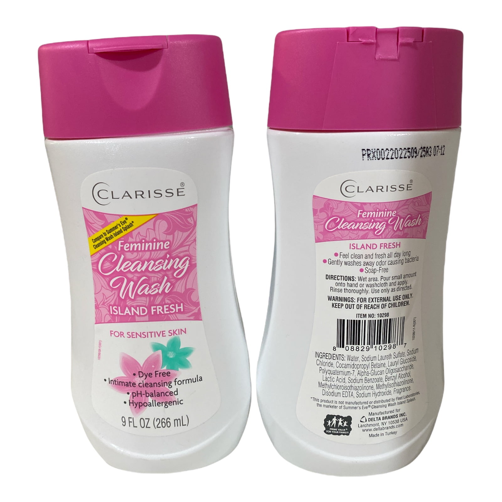 Feminine Cleansing Wash Island Fresh For Sensitive Skin Dry Free 9 oz