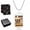 Silver 02, variant on Dad Necklace Gifts from Son Daughter Father’s Day Gifts Necklace with Elliptical Engraved Tag Birthday Christmas Gifts for Papa Daddy-If Dad Can't Fix It No One Can Black 04