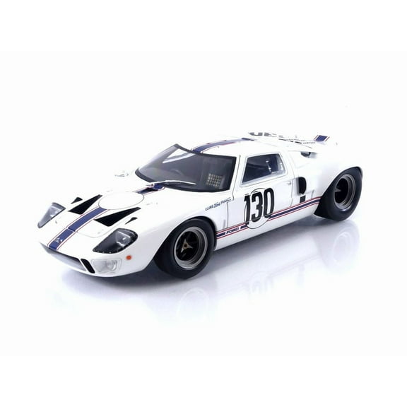 Ford GT40 MK1 #130 Henri Greder - Jean-Michel Giorgi "Targa Florio" (1967) "Competition" Series 1/18 Diecast Model Car by Solido