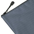 thumbnail image 4 of Uxcell A4 Document Pocket Storage Pouch Waterproof Zipper File Bags, Gray 10 Pack, 4 of 6