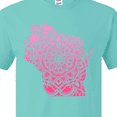 thumbnail image 4 of Inktastic Wisconsin Silhouette Mandala T-Shirt, 4 of 5