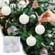 thumbnail image 1 of Bolas de Navidad, Bolas Flocked de Navidad, Bolas de Cristal de Navidad, Set de Cuatro Bolas de Navidad, Bolas de Navidad Colgantes, Bolas de Navidad con Brillo, Bolas de Navidad para Árbol de, 1 of 8
