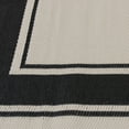 thumbnail image 2 of Mainstays Black Border Plastic Olefin Reversible Outdoor Rug, 5' x 7', 2 of 10