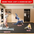 thumbnail image 4 of CHEETE Extra Large Exercise Mat 6'x10'(7mm), Gym Flooring for Home Gym,Thick Exercise Mats for Home Workout,Non-Slip,Extra Durable,High-Density Gym Mats for Jump Rope,Cardio, 4 of 7