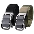 thumbnail image 4 of NIBOLOG Nylon Belt Toothless Fine Workmanship Strong Automatic Buckle Nylon Waist Belt for Work, 4 of 8