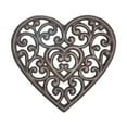 thumbnail image 1 of Salvamanteles de hierro fundido resistente, agarradera para ollas, placa caliente resistente, almohadilla de metal para ollas y sartenes, tetera, mesa Corazón, 1 of 8