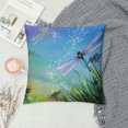 thumbnail image 2 of Chilfamy Dragonfly Grass Sky Pillow Covers for Couch Sofa Indoor Outdoor Pillow Case Soft and Durable All Year Round Suitable Throw Pillow Cover 1 PC 22x22in, 2 of 5