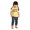 thumbnail image 4 of Army Brat Funny Military USA Child Toddler Boy Girl T Shirt Infant Toddler Brisco Brands 6M, 4 of 6