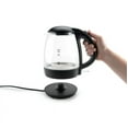 thumbnail image 3 of AROMA 1.2L / 5-Cup Glass Electric Kettle - Black, 3 of 3