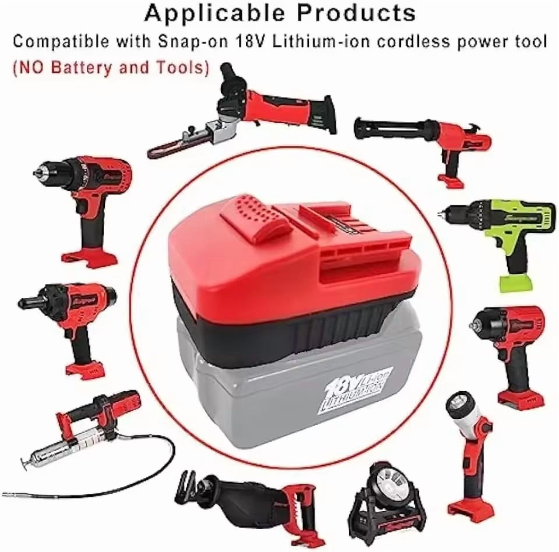 Battery Adapter For Ma*kita 18V Li-on Battery Convert To for Snap-on 18V Power Tool