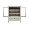 thumbnail image 6 of Liberty Furniture Industies, INC Whitney Display Cabinet in Antique Linen w/ Weathered Gray, 6 of 10