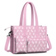 thumbnail image 2 of Teacher Tote Bag,Pink Cute French Bulldogs Teacher Utility Tote Bag,Large Work Tote Bags for Women with Multiple Pockets,Top Zipper Closure,13.8x10.6x6.7 Inch, 2 of 5