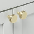 thumbnail image 3 of GlideRite 1-1/2 in. Solid Round Cabinet Knob, Champagne Gold, 3 of 4