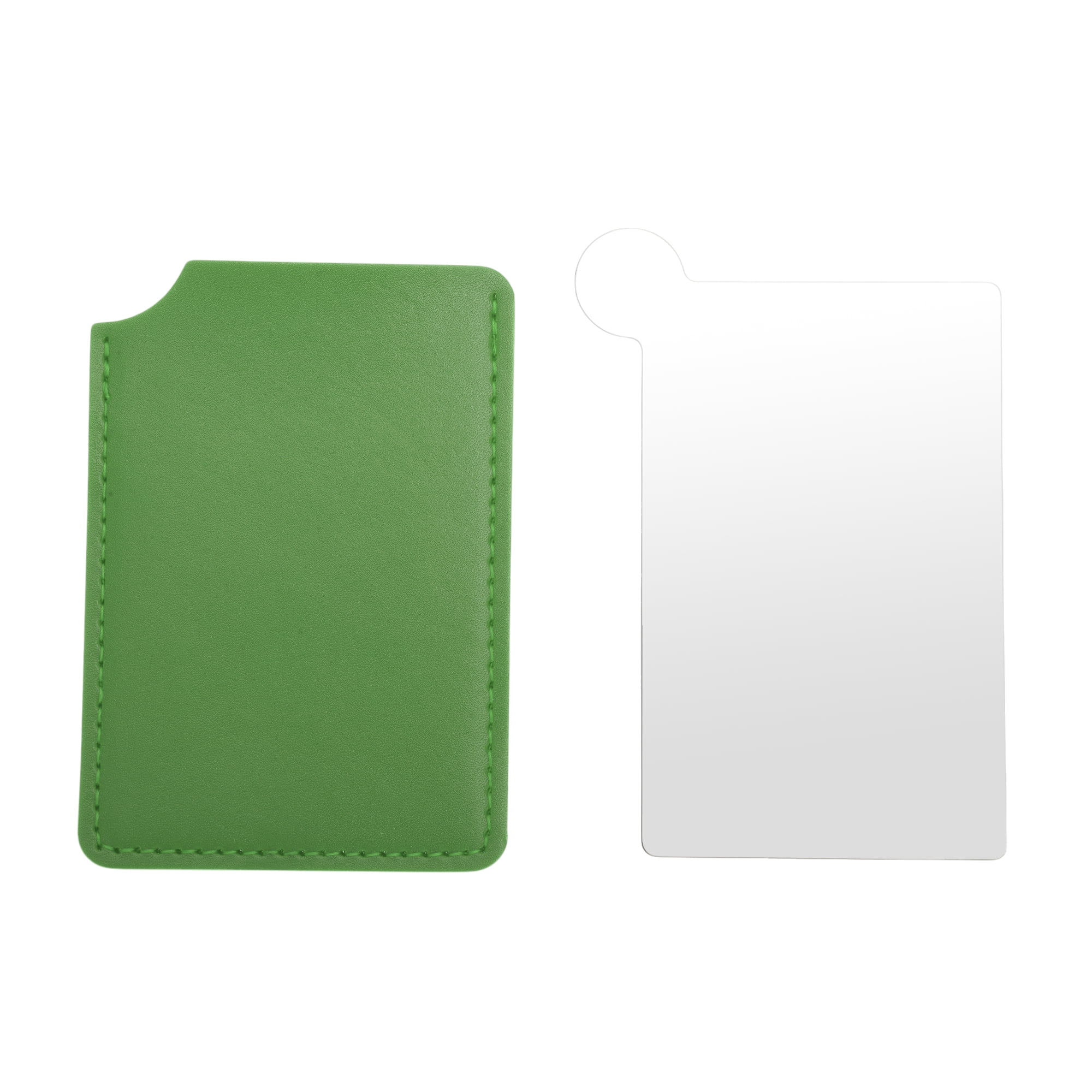 Unique Bargains 1 Pc Convenient Makeup Mirror Green