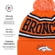 thumbnail image 4 of Foco Denver Broncos Nfl Logo Stripe Pom Beanie Hat Color Del Equipo, 4 of 4