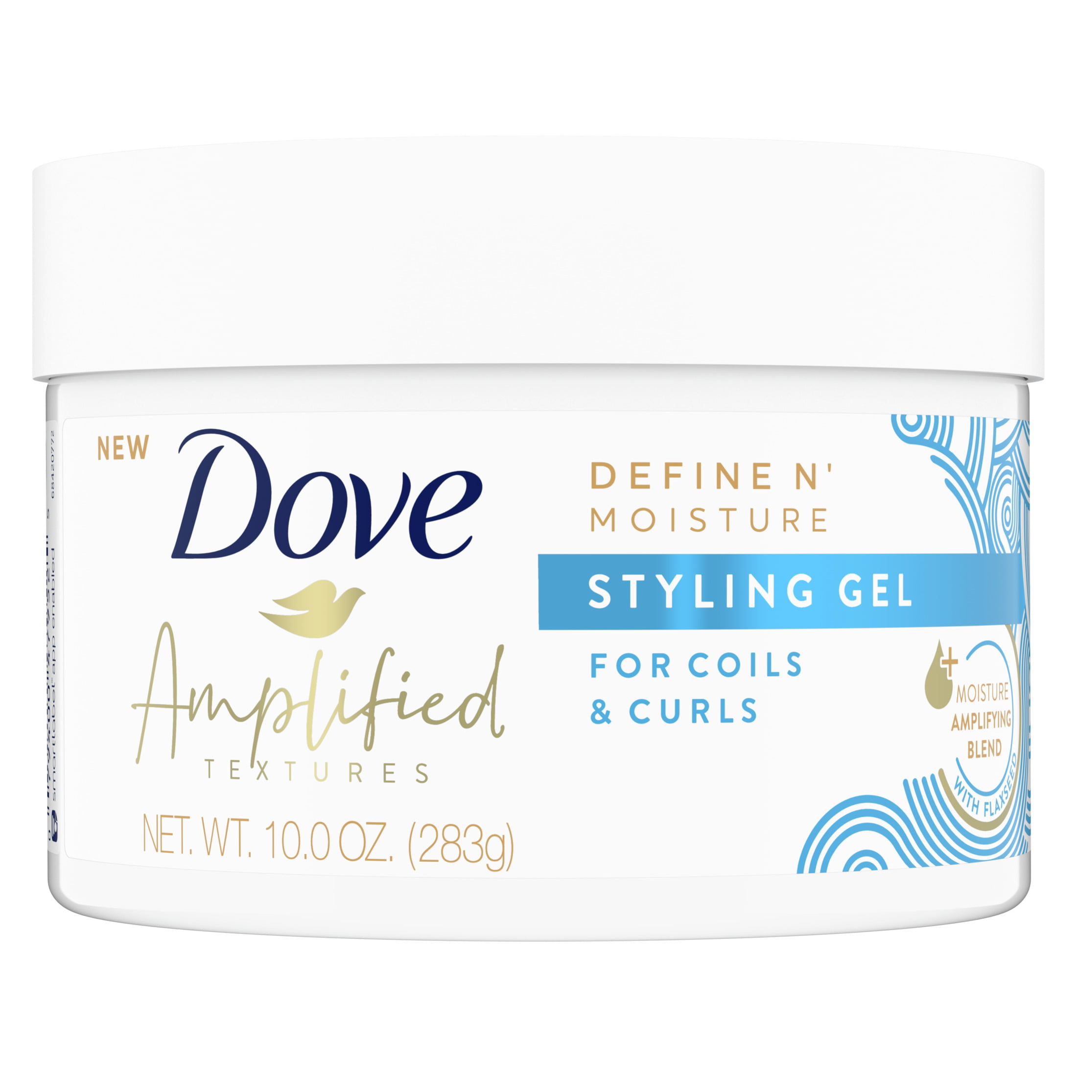 Dove Amplified Textures Nourishing Define N' Moisture Jar Hair Styling Gel,   oz 