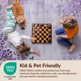 thumbnail image 4 of Design&I 3'x5' Ultra Soft Throw Mat, Dorm Boho Purple Vintage Patchwork Pastel Scroll Frame None Fluffy Washable Easy Care Indoor rug for Bedside Hallway, 4 of 7