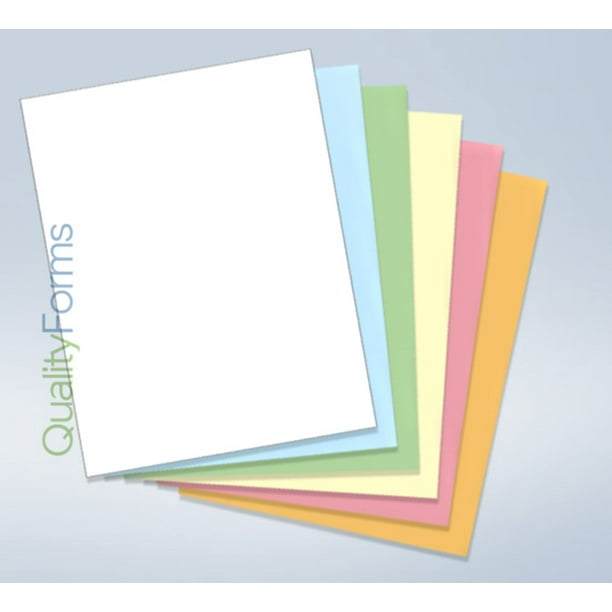 81/2 x 11" Laser Carbonless 6 Part Paper