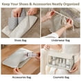 thumbnail image 4 of Packing Cubes Beige, 4 of 7