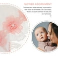 thumbnail image 4 of OULII 1Set White Cotton Newborn Lace Bonnet for Infants Foldable Sun Protection 7.1X7.1in, 4 of 8