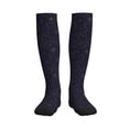 thumbnail image 3 of Compression Socks for Women and Men - Copper-Gold Gloss Outline Peony Compression Socks Circulation for Workout, 3 of 8