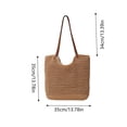 thumbnail image 2 of CAIXIA Women Handwoven Summer Beach Crossbody Purse Lightweight Casual Shoulder Clutch Handbag, 2 of 4