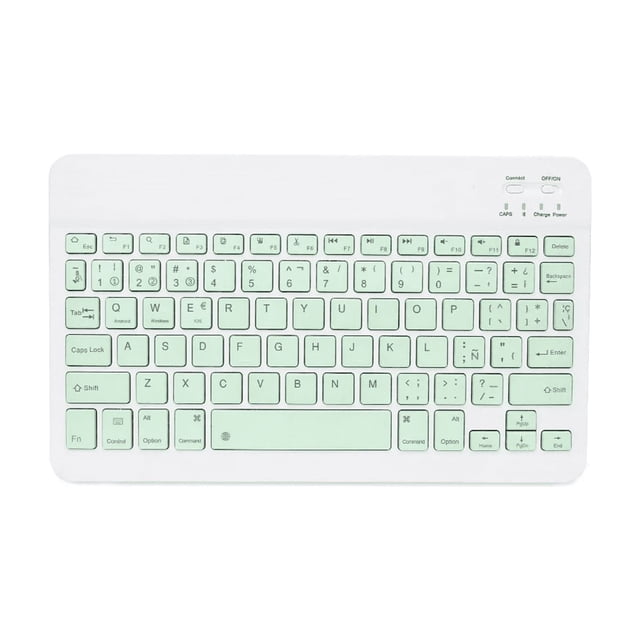 Teclado Inalámbrico Bluetooth Para iPad Android Pc VERDE