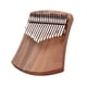 thumbnail image 1 of Kalimba de 17 tonos en madera de alcanfor, tono C, diseño de falda, incluye bolsa de almacenamiento, etiquetas de escala, martillo de afinación, libro de instrucciones, cadena de trémolo, adornos de, 1 of 6