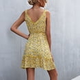 thumbnail image 4 of Vestido corto sin mangas para mujer,Vestido floral sin mangas para mujer Vestido corto para mujer Vestido floral sin mangas para mujer Artesanía superior, 4 of 6