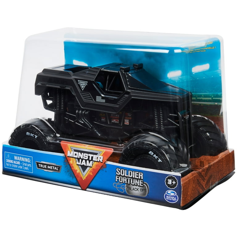 Black monster hot sale truck toy