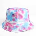 thumbnail image 3 of Xfvqtps Men and Women Fisherman Hats Gradient Color Painted Tie Dyed Double Sided Fisherman Hats Wear Outdoor Sunscreen Sun Hats On Both Sides Light Blue, 3 of 5