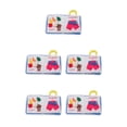 thumbnail image 1 of Youkk 3D Baby Zipper Cloth Book Cognize Life Education Skills Toy Learning Early Style A 5Set, 1 of 6