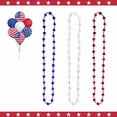 thumbnail image 3 of Ikeay Usa Patriotic Star Bead Necklace, Red Blue Silver Beads for 4Th of July Memorial Day Party Favors Decorations for Adults And Kids Blue, 3 of 3