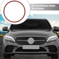 thumbnail image 2 of Unique Bargains 7 Pcs Air Conditioning Outer Vent Rings Trim Covers for Mercedes Benz W205 Type C Class C180L C200L Red, 2 of 6