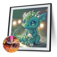thumbnail image 2 of Pintura de diamante 5D DIY Kit de taladro con forma especial parcial Pterosaurio (UP370) FLhrweasw Nuevo, 2 of 9