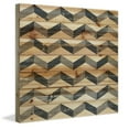thumbnail image 2 of Marmont Hill - "3D Layers" Painting Print on Natural Pine Wood, 2 of 5