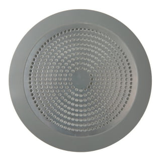 Dyiom 4.25 in. W x 4.25 in. D White Shower Strainer Drain Trim Set, Screw  in Shower Strainer Drain Cover - Yahoo Shopping