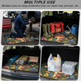thumbnail image 3 of Xixirimido Universal Car Trunk Mat 29" x 39", All Weather Trunk Protection Durable Cargo Liner Mat Auto Interior Accessories Fit for Most Car Models, Crow Mushroom Starry Night, 3 of 7