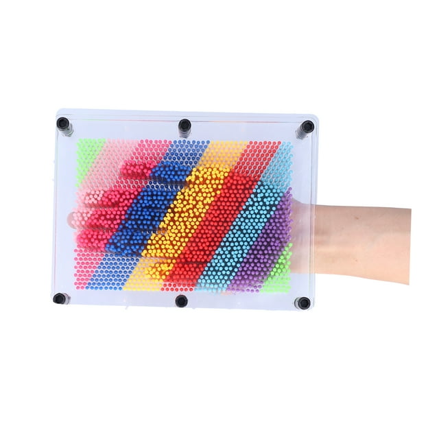 Plastic Pin Art Board,Pin Art Toy 3D Hand Print Pin Toy Cloning Toy Advanced Technology
