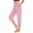 01-Pink, variant on Capri Pants for Women Solid Color Elastic Waist Cropped Pants Lightweight Cropped Lounge Pants with Pockets Sky Blue 3XL